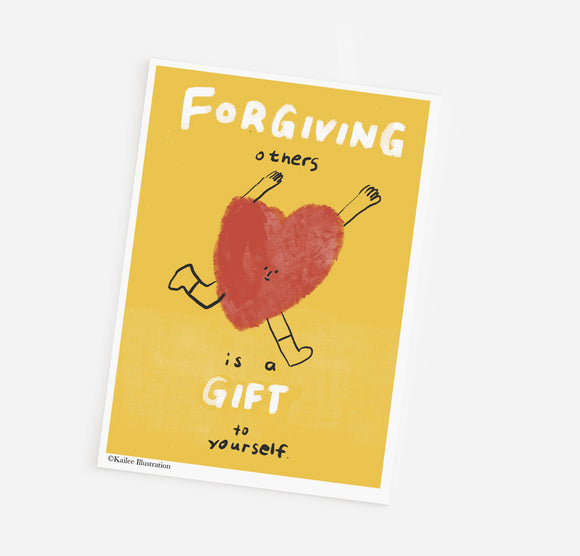 Postcard - Forgiving others is a gift to yourself