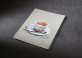 A6 Table Talk Postcard - Hot Milk Tea Dine-in 熱奶茶堂食