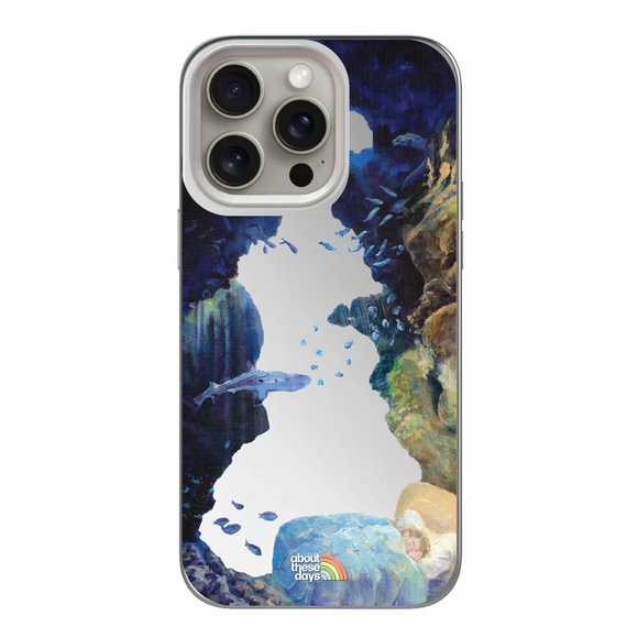 iPhone 15 Pro Mirror Phone Case  | iPhone 15 Pro 鏡面手機殼 - In the depths 深海