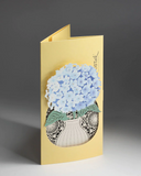 POP-UP Greeting Card (Fleuriste Series) - Hyrangea | 紙藝立體賀卡(花之系列) - 繡球花