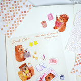 A6 PET Sticker Sheet - WOM! Let's Movie | A6防水PET白墨貼紙 - WOM! Let's Movie