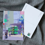 A6 Hong Kong Public Transport Postcard - Ding Ding - Hong Kong Tramways | A6香港交通工具明信片 - 叮叮- 香港電車