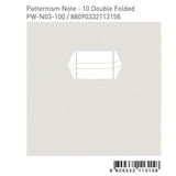 Patternism Note Square - 10 Double Folded