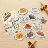 CHIILL Hong Kong Dessert Shop Post Card + Stickers Set 1 | CHIILL 港式糖水舖特色手信明信片+貼紙套裝 1