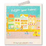 All Things Bright and Beautiful Cellulose Sponge Cloth (Follow Your Heart)
