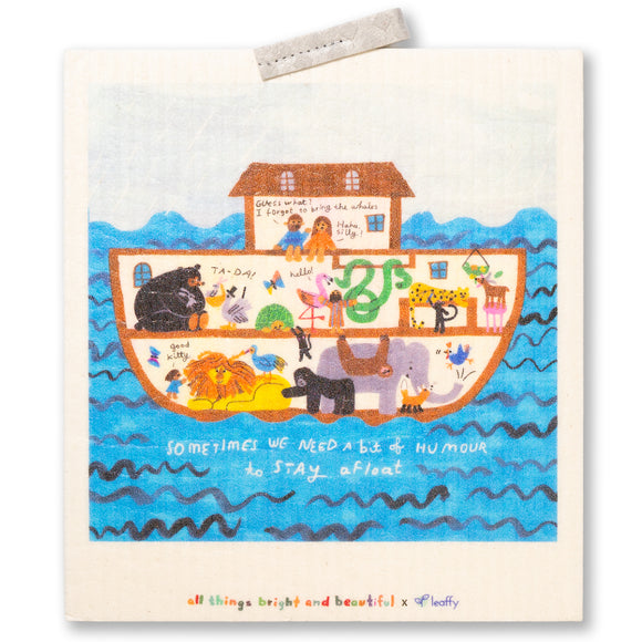 All Things Bright and Beautiful Cellulose Sponge Cloth (Noah)