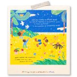 All Things Bright and Beautiful Cellulose Sponge Cloth (Wonderfully Made)