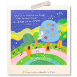 All Things Bright and Beautiful Cellulose Sponge Cloth (Wisdom)