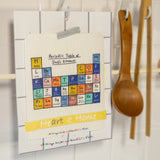 All Things Bright and Beautiful Cellulose Sponge Cloth (Dad's Periodic Table)