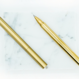 Solid Brass Pen/ Hobby Knife Pen (Gold)