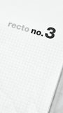 recto no.3 notebook | 3mm grid