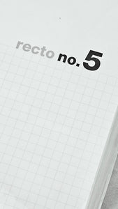 recto no.5 notebook | 5mm grid