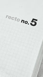 recto no.5 notebook | 5mm grid