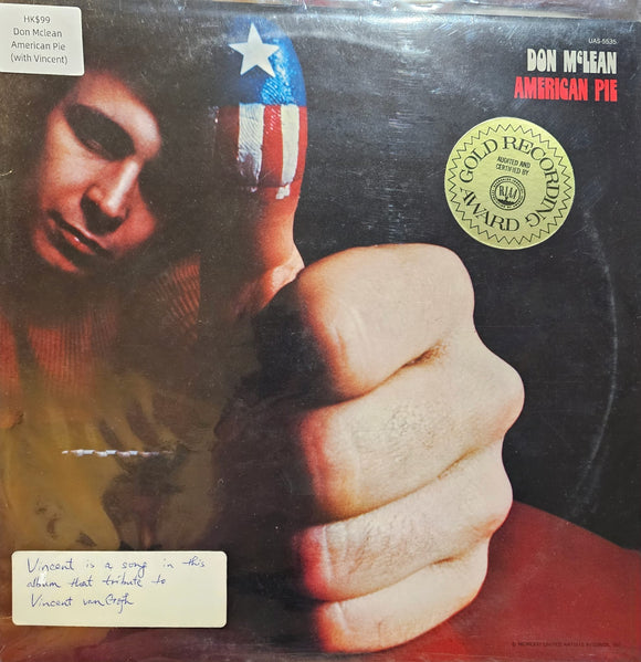 Don McLean American Pie (United Artist Records UAS 5535)
