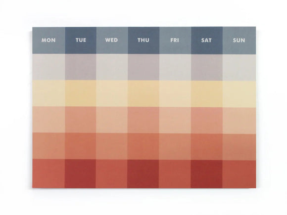 Palette Monthly Pad - Before Sunset