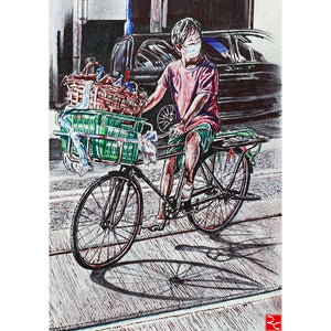 Art Print - Bike Rider