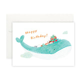 Whale Birthday Card 鯨魚生日卡