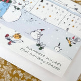 Christmas Card - Bunny's Warmest Wishes