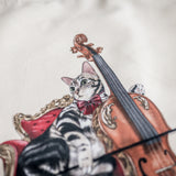 Chill Chill Cat Tote Bag - Cello | Chill Chill Cat 帆布袋 - 大提琴