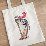 Chill Chill Cat Tote Bag - Harp | Chill Chill Cat 帆布袋 - 豎琴
