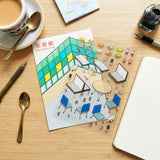 CHIILL DIY Postcard + Stickers - Hong Kong Cha Chaan Teng | CHIILL DIY 明信片+貼紙 - 香港茶餐廳