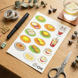 CHIILL Hong Kong Cha Chaan Teng Stickers |香港茶餐廳特色貼紙