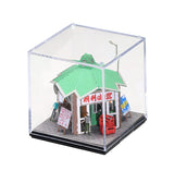 FingerART Paper Art Model with Plastic Box - Cooked Food Stall | FingerART紙藝模型 連展示盒 - 冬菇亭