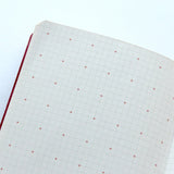 Compat Notebook - Cross Grid (Red)