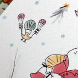 Christmas Card - Bunny’s Merry Delivery!