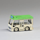 FingerART Paper Art Model with Plastic Box - Green Minibus | FingerART紙藝模型連展示盒 - 綠VAN隧道收費亭