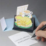 Pop up Greeting Card - HK Style Cafe | 立體賀卡 - 港式茶餐廳