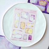 A6 Washi Sticker Sheet - Cat in the box | A6和紙貼紙 - 盒子貓貓