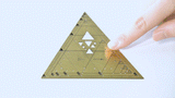 Exlicon L - Big Triangle Tool (Brass)
