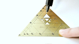 Exlicon L - Big Triangle Tool (Brass)