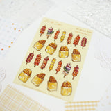 A6 Washi Sticker Sheet - HK Street Food | A6和紙貼紙 - HK Street Food