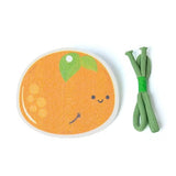 LEAFFY Muloo Tangerine Pop Up Sponge | 甜柑天然植物百潔海綿