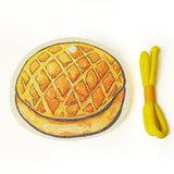 LEAFFY DaiChaFan Pineapple Bun Pop Up Sponge | 大茶飯菠蘿包天然植物百潔海綿