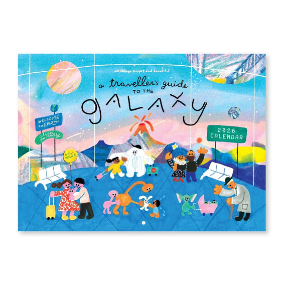 2026 Wall Calendar 掛曆 - A traveller's guide to the galaxy