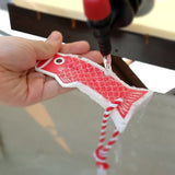 LEAFFY Koinobori Pop Up Sponge (Red) | 鯉魚旗天然植物百潔海綿 (紅色)