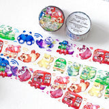 【Rainbow Panda HK Transport】Watercolour PET Decorative Masking Tape
