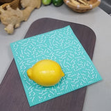 Minimalist Refreshing Green Cellulose Sponge Cloth (Noodles) | 天然植物百潔布 綠色簡約風 (線條)