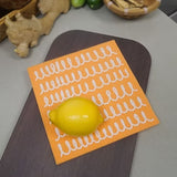 Minimalist Warmth Orange Cellulose Sponge Cloth (Wave) | 天然植物洗碗抹巾 橙色簡約風 (捲線)