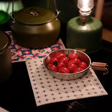 Minimalist Snow White Cellulose Sponge Cloth (Cross) | 天然植物餐桌茶巾 白色簡約風 (十字)