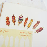 A6 Washi Sticker Sheet - HK Street Food | A6和紙貼紙 - HK Street Food