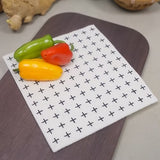 Minimalist Snow White Cellulose Sponge Cloth (Cross) | 天然植物餐桌茶巾 白色簡約風 (十字)