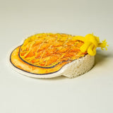 LEAFFY DaiChaFan Pineapple Bun Pop Up Sponge | 大茶飯菠蘿包天然植物百潔海綿