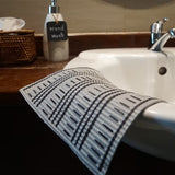 Minimalist Neutral Gray Cellulose Sponge Cloth (Dash) | 天然植物餐桌茶巾 灰色簡約風 (線條)