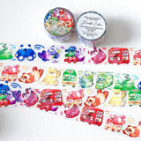 【Rainbow Panda HK Transport】Watercolour PET Decorative Masking Tape