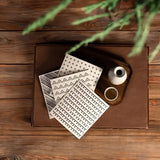 Minimalist Snow White Cellulose Sponge Cloth (Cross) | 天然植物餐桌茶巾 白色簡約風 (十字)