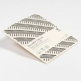 Minimalist Snow White Cellulose Sponge Cloth (Dash) | 天然植物餐桌茶巾 白色簡約風 (線條)